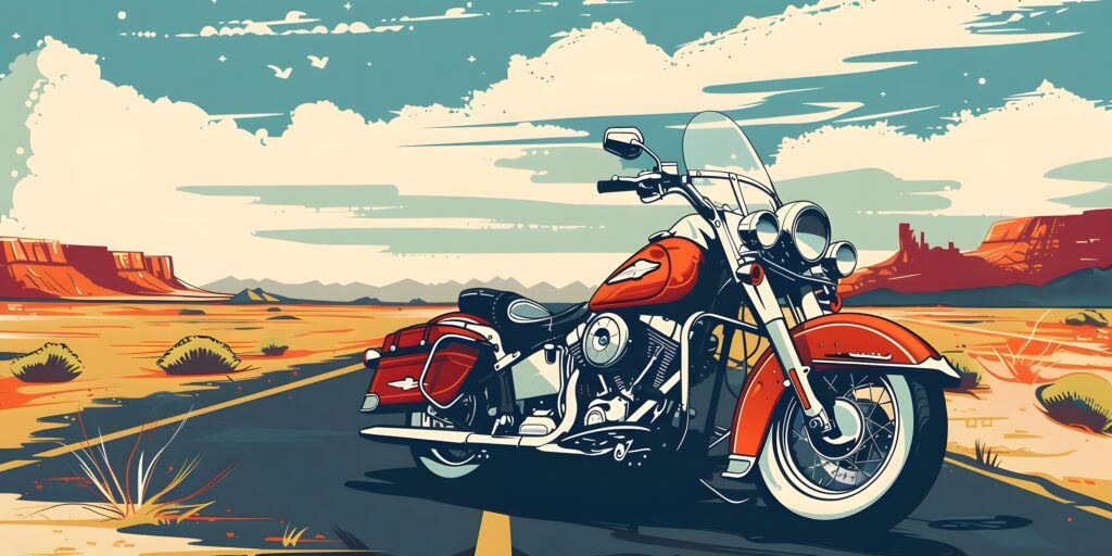 L'Art de Rodéo et de Liberté : Voyager sur la Route 66 à Moto ...